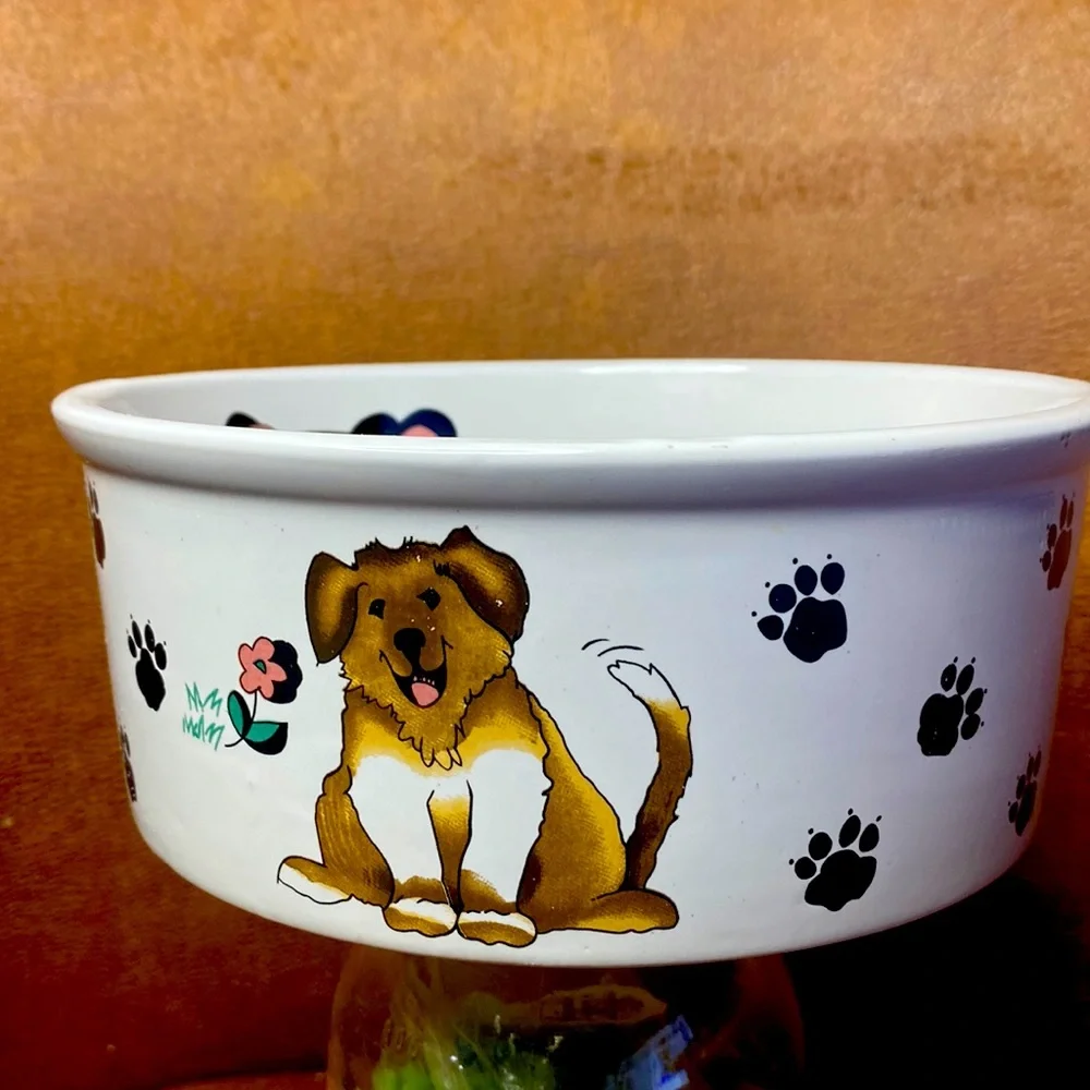 Ceramic Large Dog Bowl